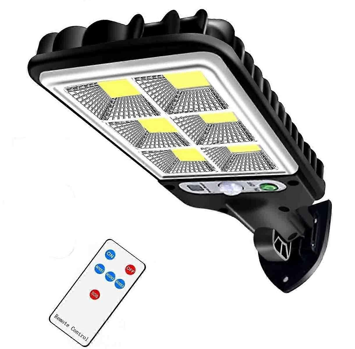 Solar Motion Sensor Light with 3 Modes Outdoor LED Flood Lamp IP65 Waterproof for Yard Garden
