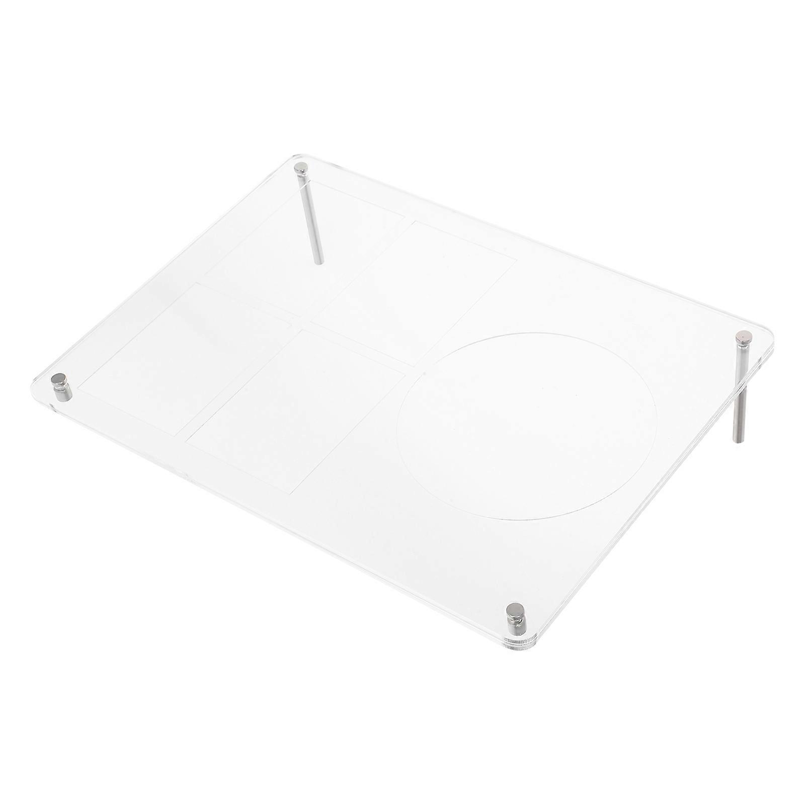 Acrylic Cd Display Stand Transparent Card Storage Organizer for Office