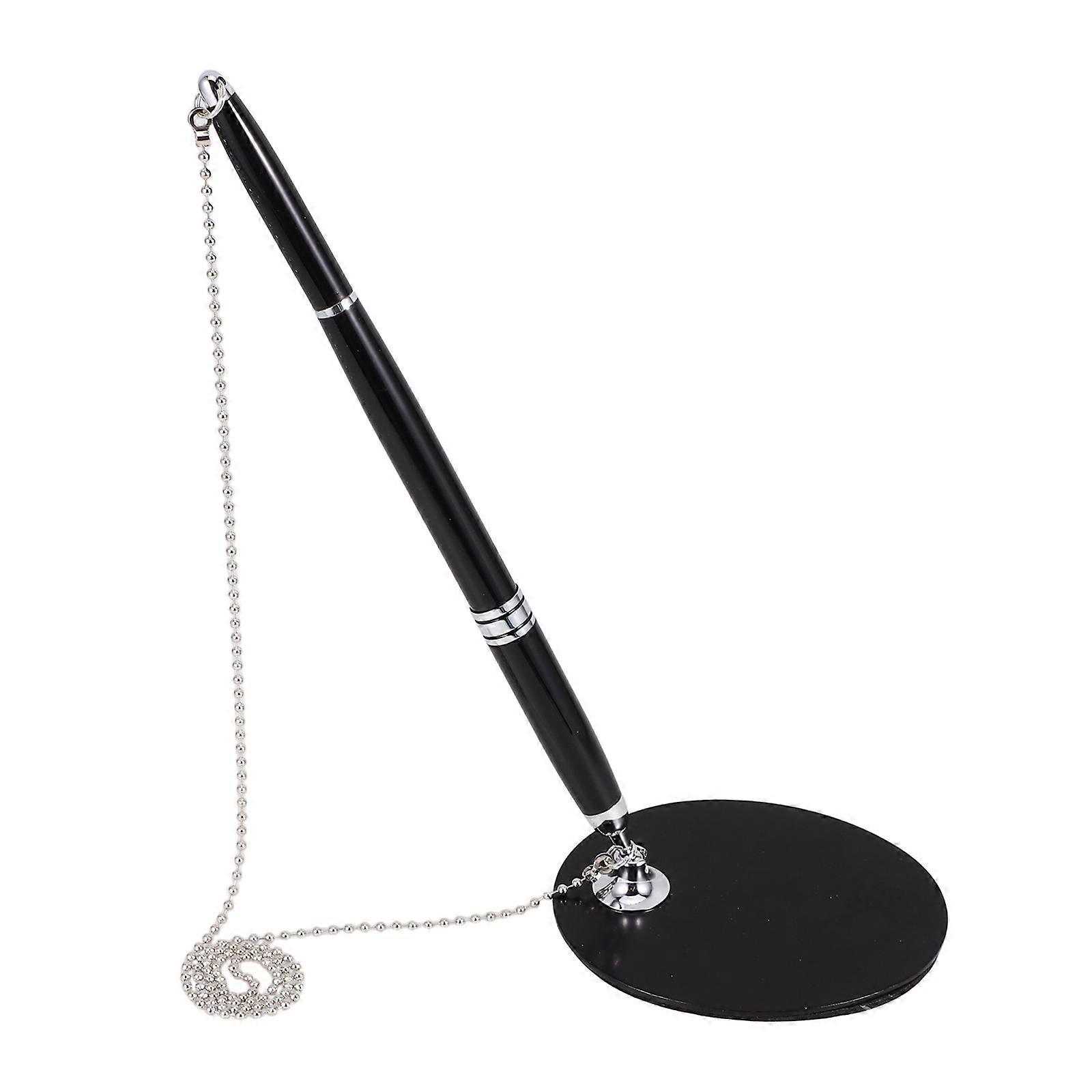 Reception Desk Signature Pen with Chain for Office Security