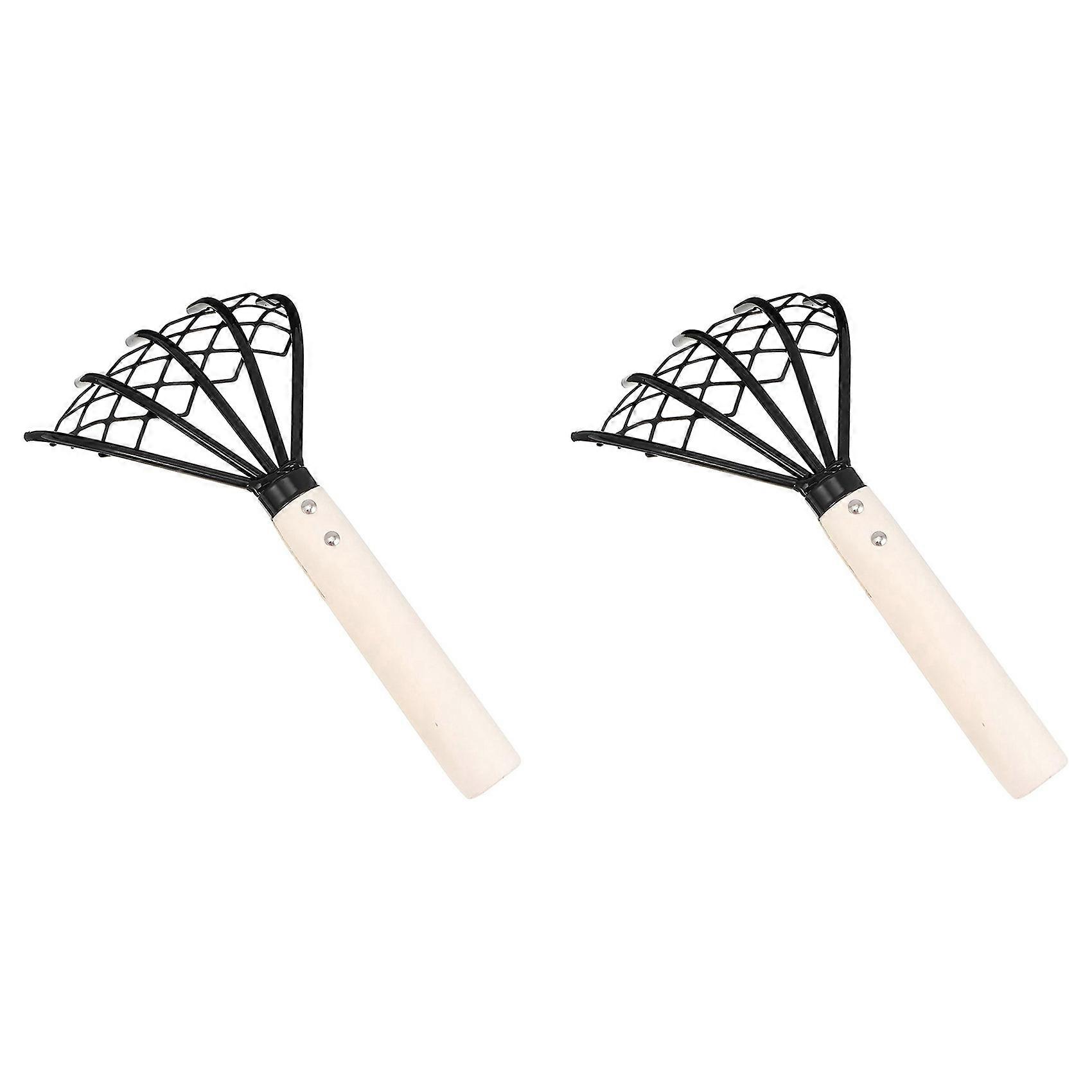 2X Five-Claw Rake Scarifying Tool Seafood Shell Rake
