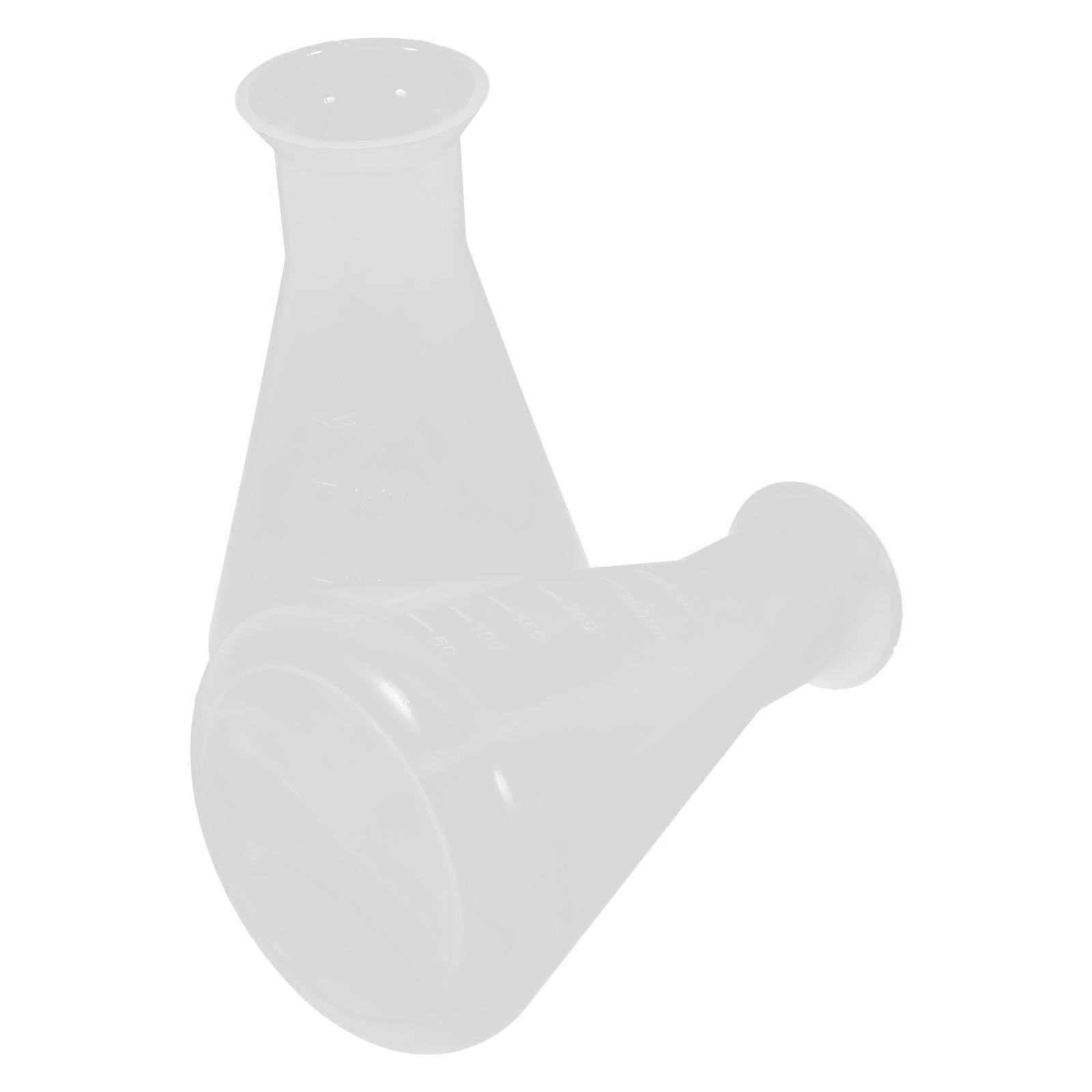 Plastic Erlenmeyer Flask for Chemistry Lab 2Pcs Conical Flask Supply