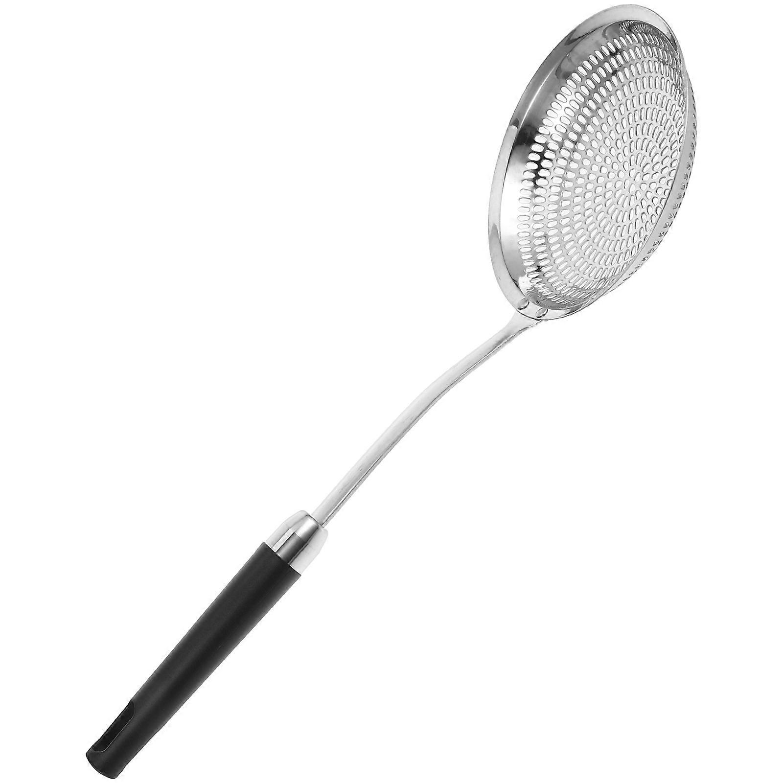 Household Kitchen Colander Spoon Stainless Steel Filter Spoon 2Pcs