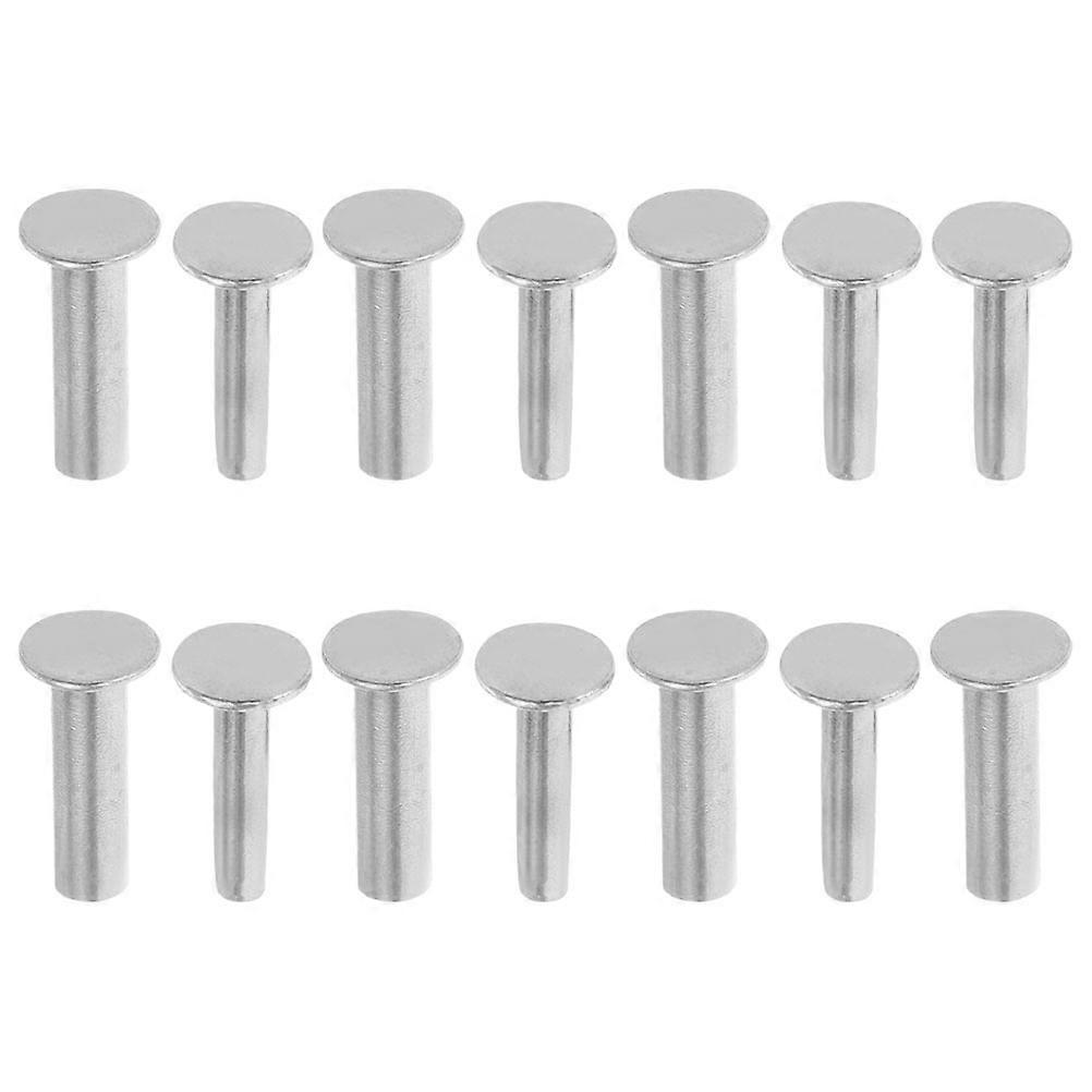 Kitchen Cutter Handle Rivets Stainless Steel Locking 7Pairs Silver