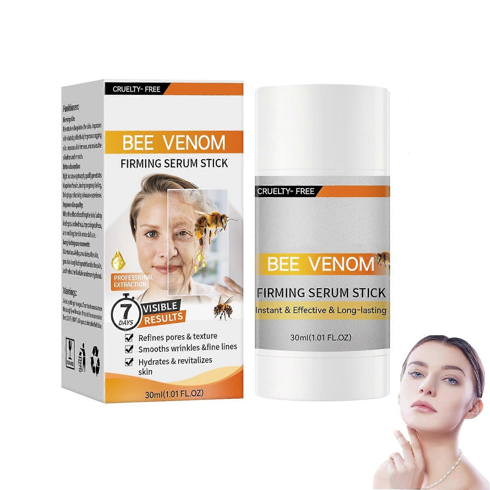 Bee Venom Serum Stick AntiWrinkle Firming Face Cream with Natural Extracts Hydrating 1.01Oz