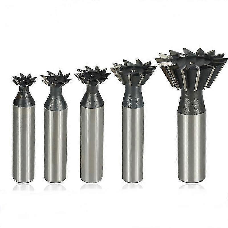 XCAN Dovetail Milling Cutter 45 55 60 Degrees CNC Router Bit Straight Shank HSS End Mill