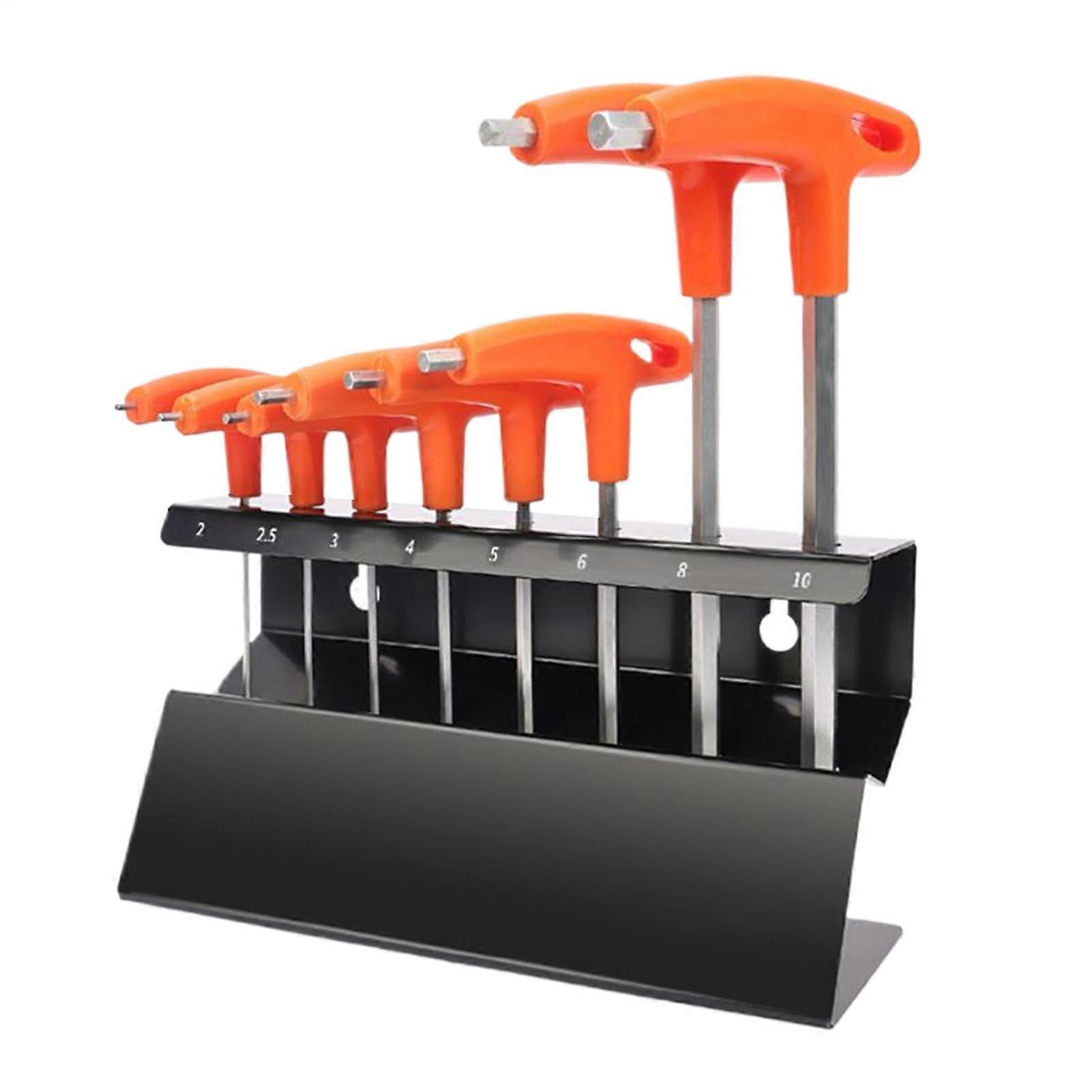 Wrench Organizer Stainless Steel Tool Rack with RustProof Frame for Wall Mounted Garage Storage