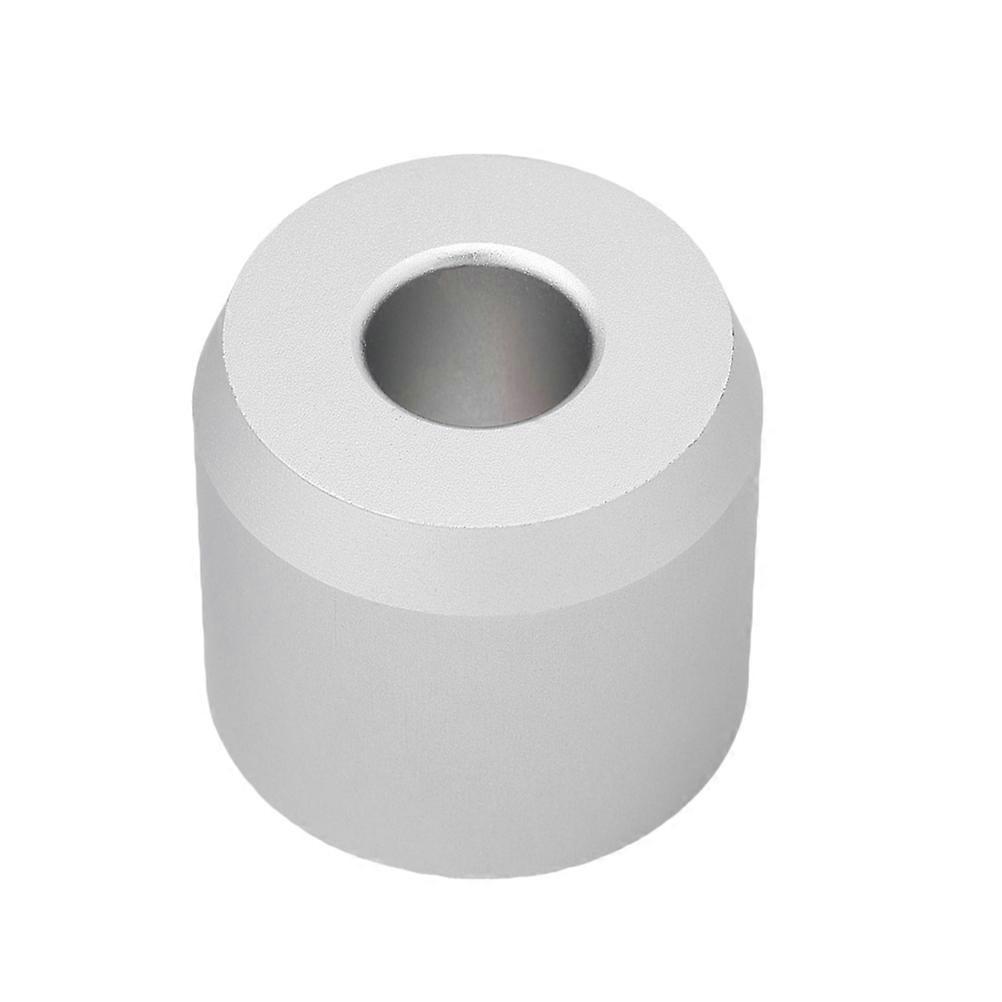 Base Base for Shaving Brush Stand 2Pcs White Metal Holder