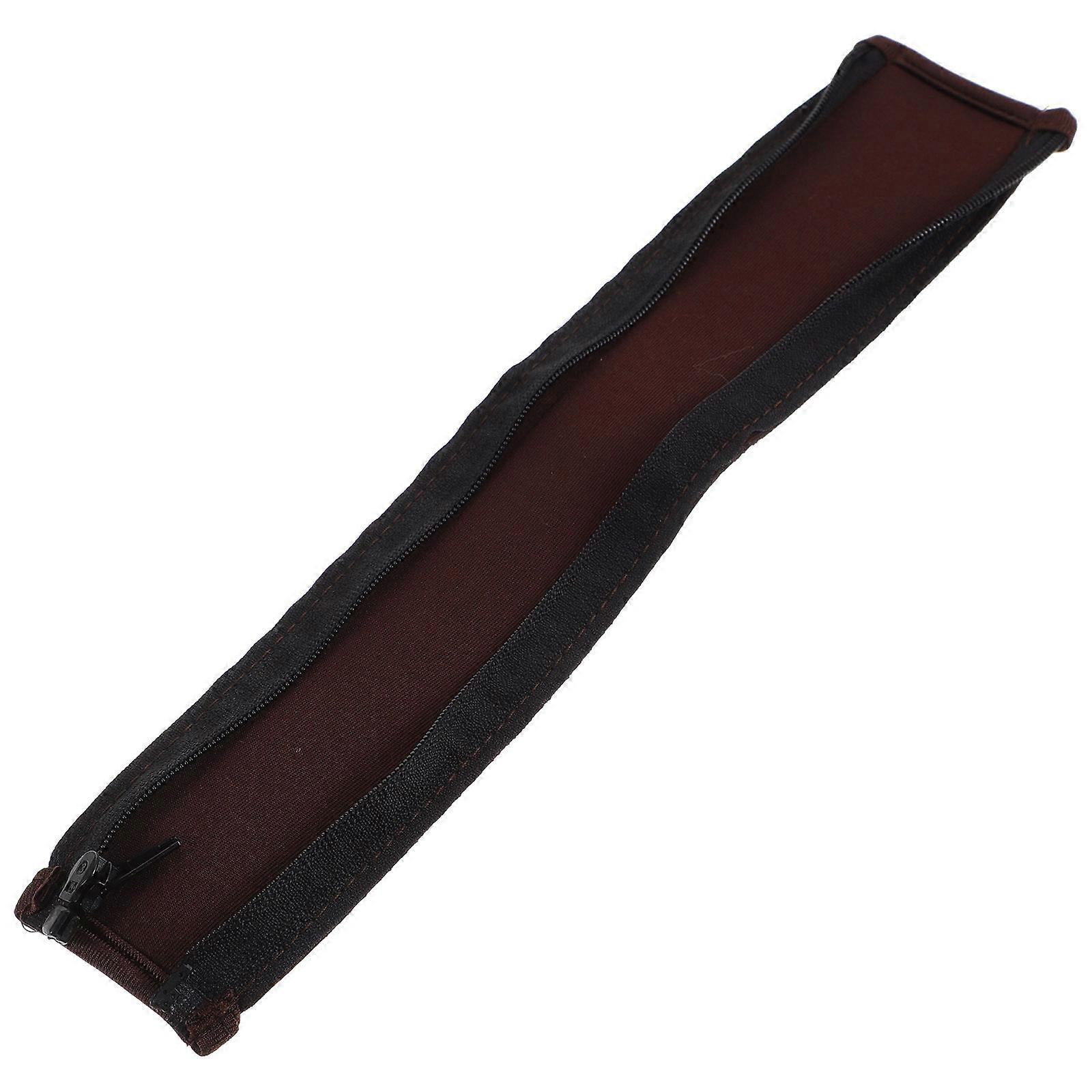 Headphone Beam Protector Brown PU Cover for Headphone