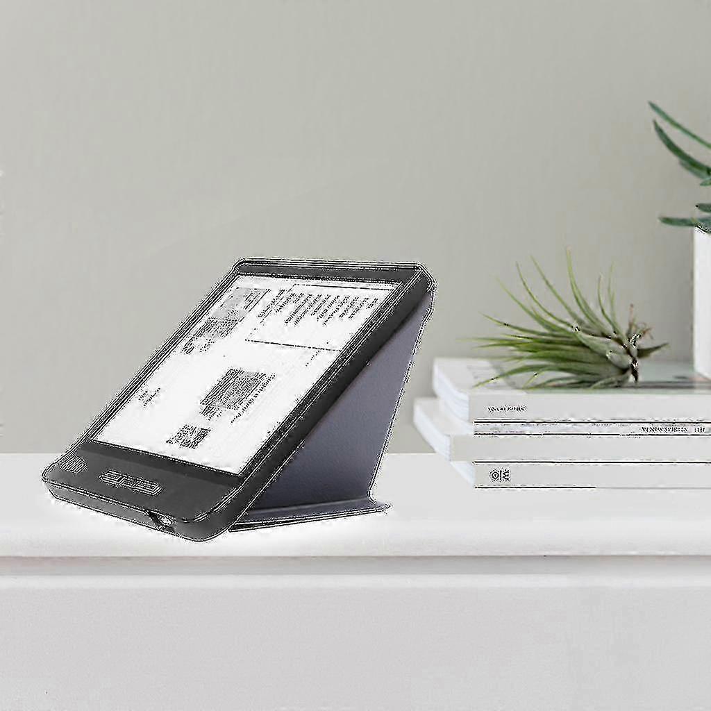 Case For Kobo Libra H2o 7 ereader Premium Pu Leather Multiangle Origami Stand  Blue