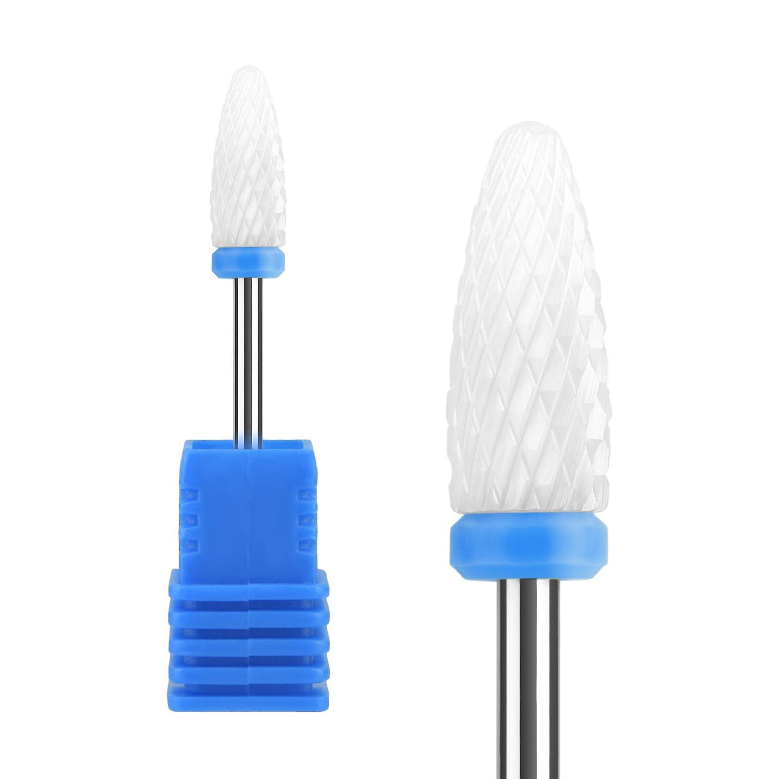 Ceramic Nail Drill Bit 3/32 Medium Grit for Gel Removal, Precise Shaping and Cuticle Care