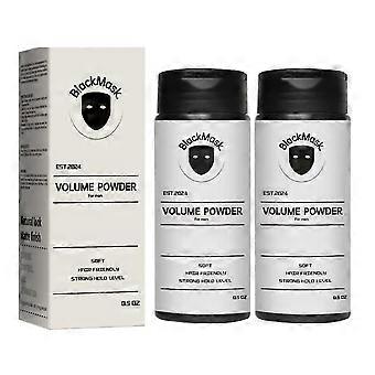 1-3X BlackMask Pó Modelador de Cabelo, Pó Volumizador que Adiciona Textura e Volume Instantaneamente 40g