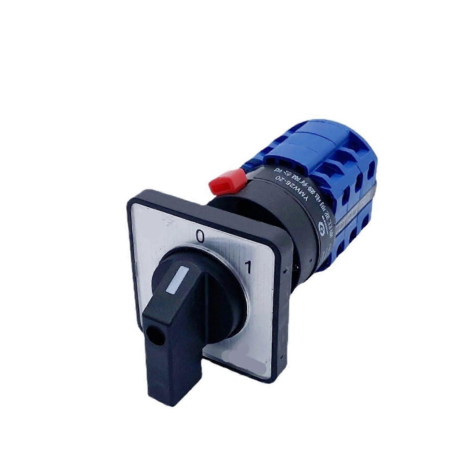 LW2620 20A Rotary Cam Switch OffON 6Wire Single Hole Mounted Power Selector with  Current Capacity