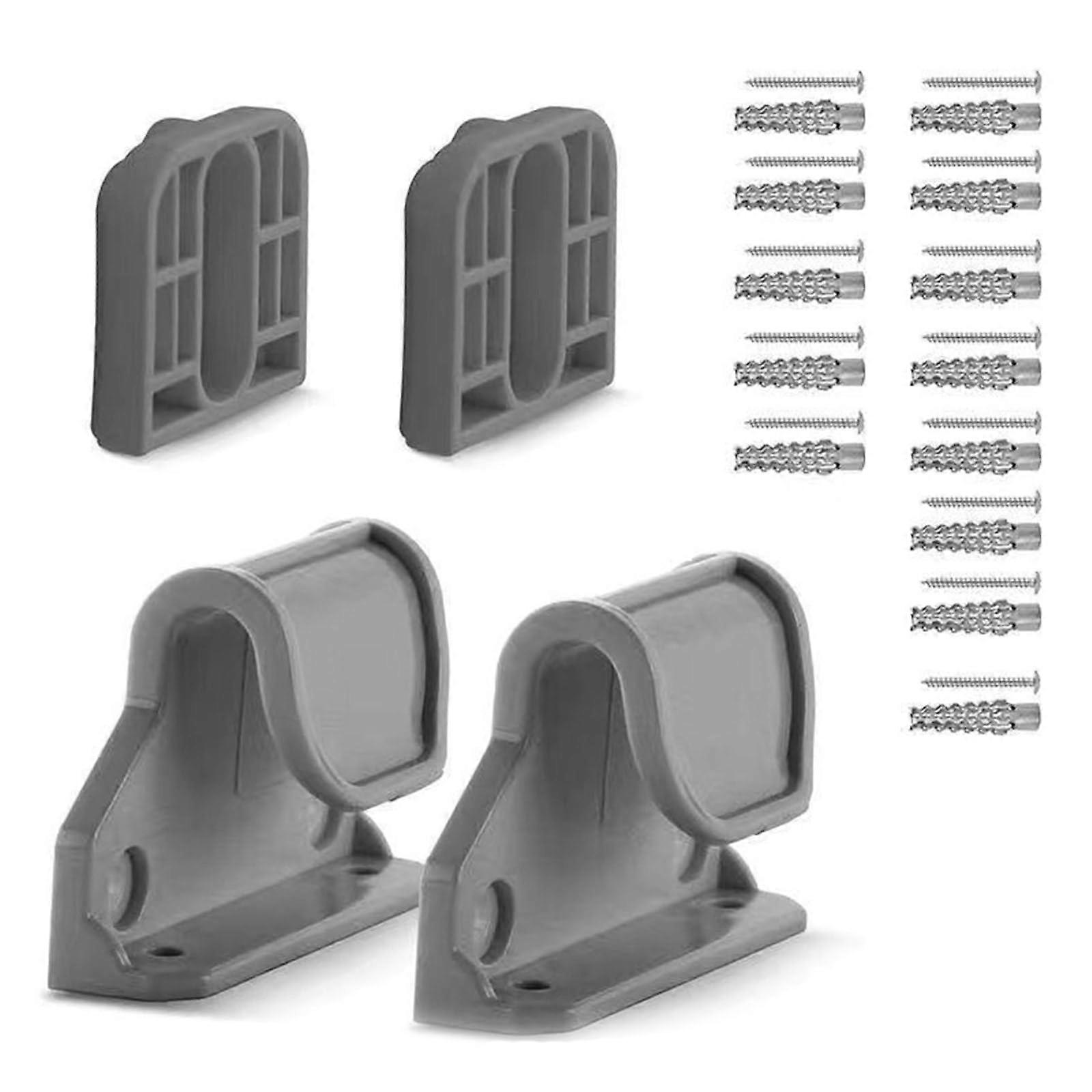Baby Gate Replacement Parts with Wall Mount Brackets Hook and Screws for Wide Gate Compatibility