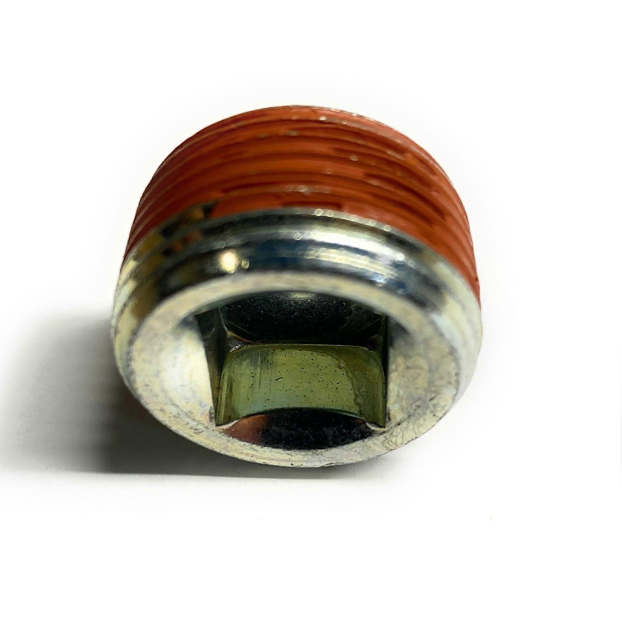 3/4 Inch NPT Magnetic Drain Plug with Recessed Hex Socket for Magnetic Particle Capture