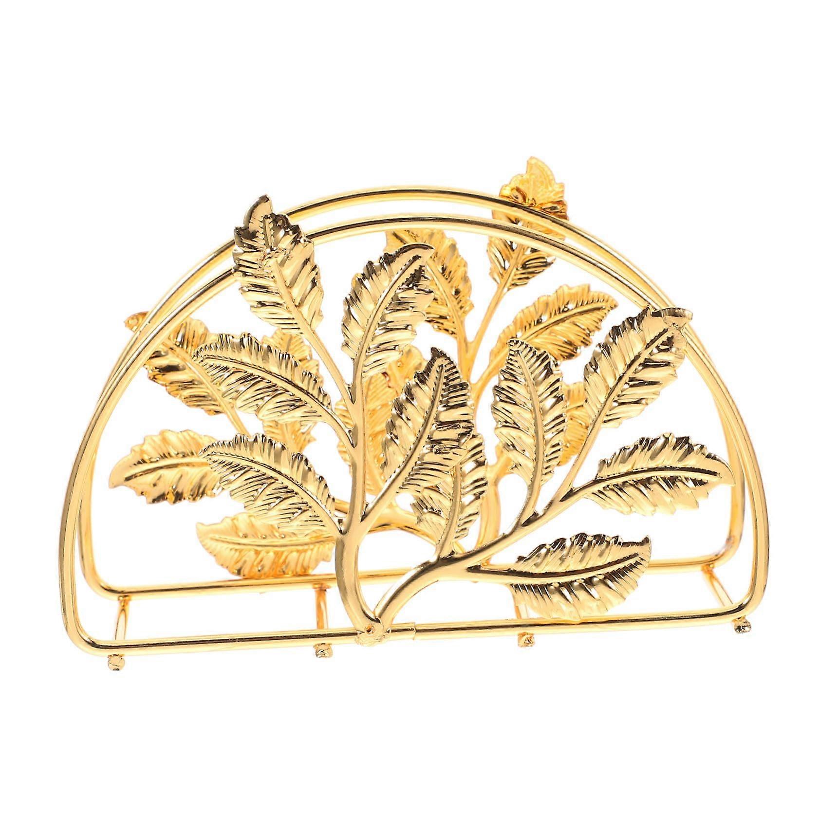 Vintage Iron Napkin Holder Compact SpaceSaving Decorative Tissue Organizer for Kitchen Dining Table