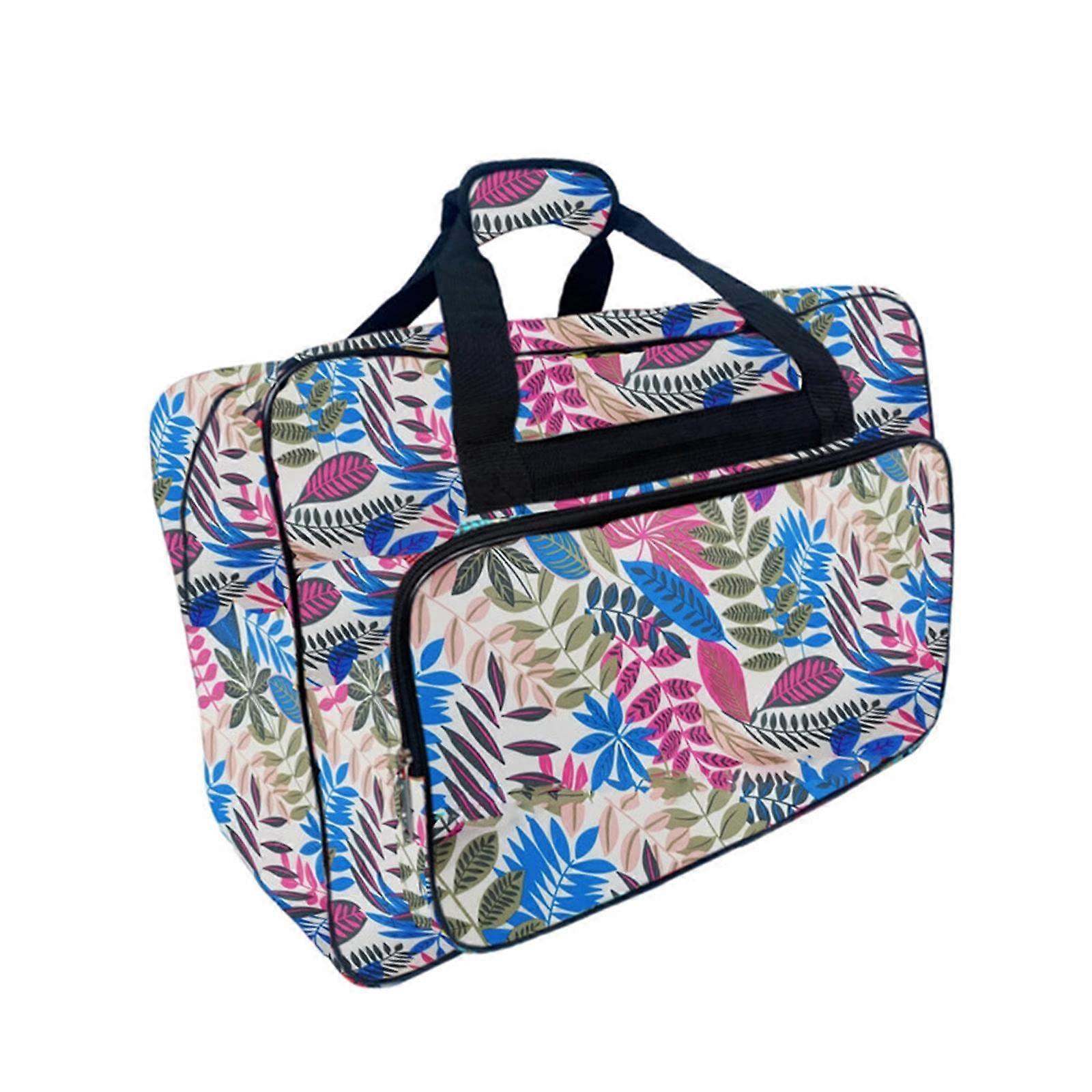 Sewing Machine Bag with Large Capacity Storage, Pockets and Padded Shoulder Strap for Travel