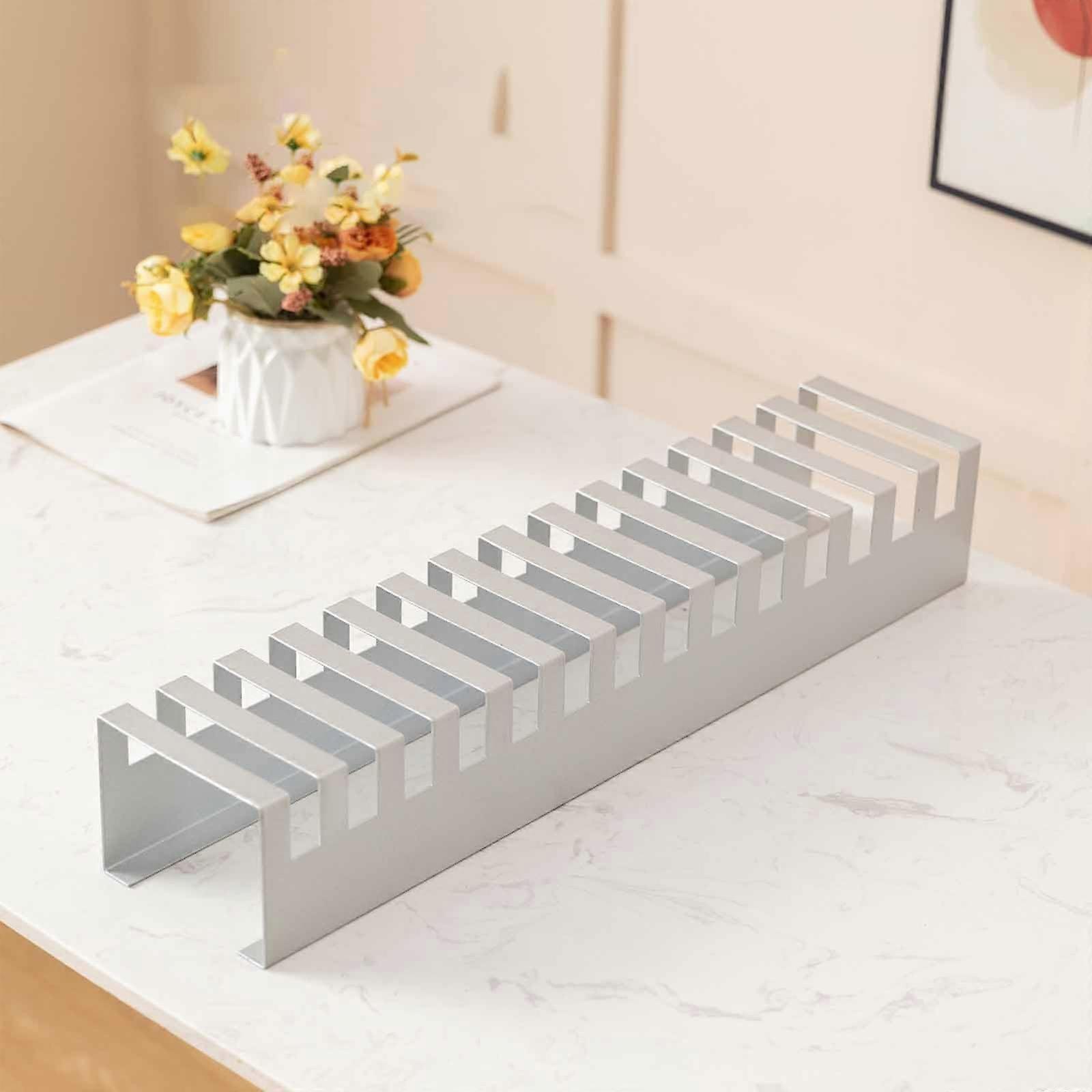Tile Display Rack Silver MultiLayer Ceramic Sample Holder for Floor and Wall Tiles with RustResistant HeavyDuty Frame