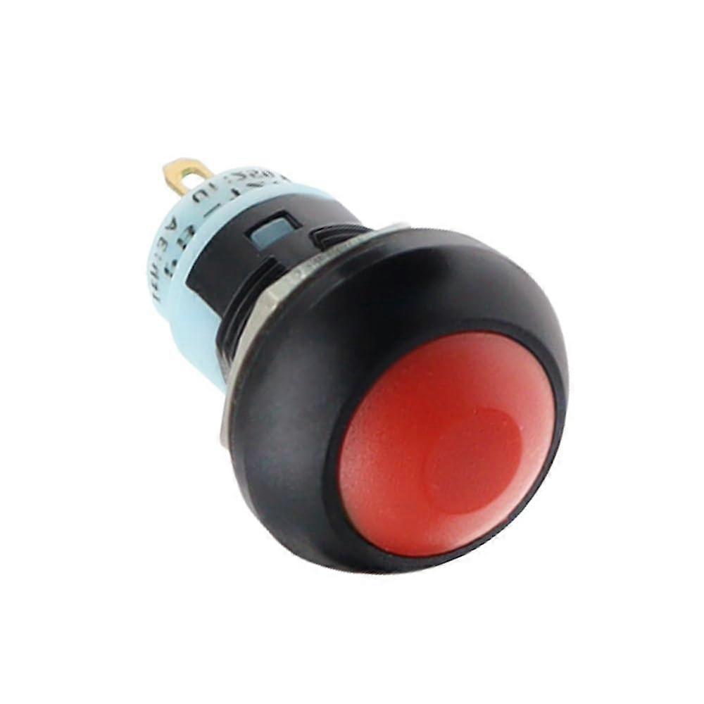 10PCS 12mm Self Lock Red PBS33 Momentary Push Button Switch 1A 250V for DIY Projects