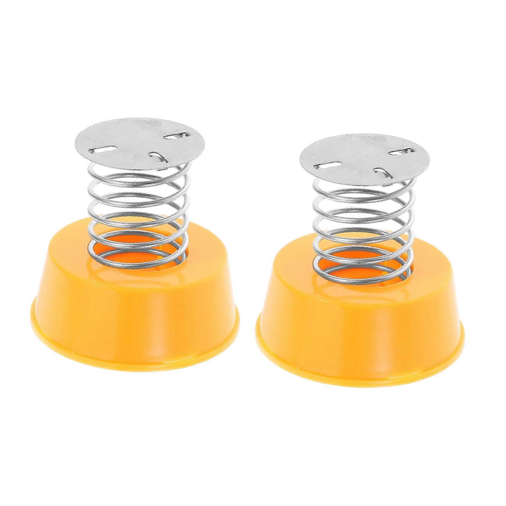 2pcs Dancing Bobblehead Dolls with Spring Base for Car Dashboard and Bike Handlebar Decor