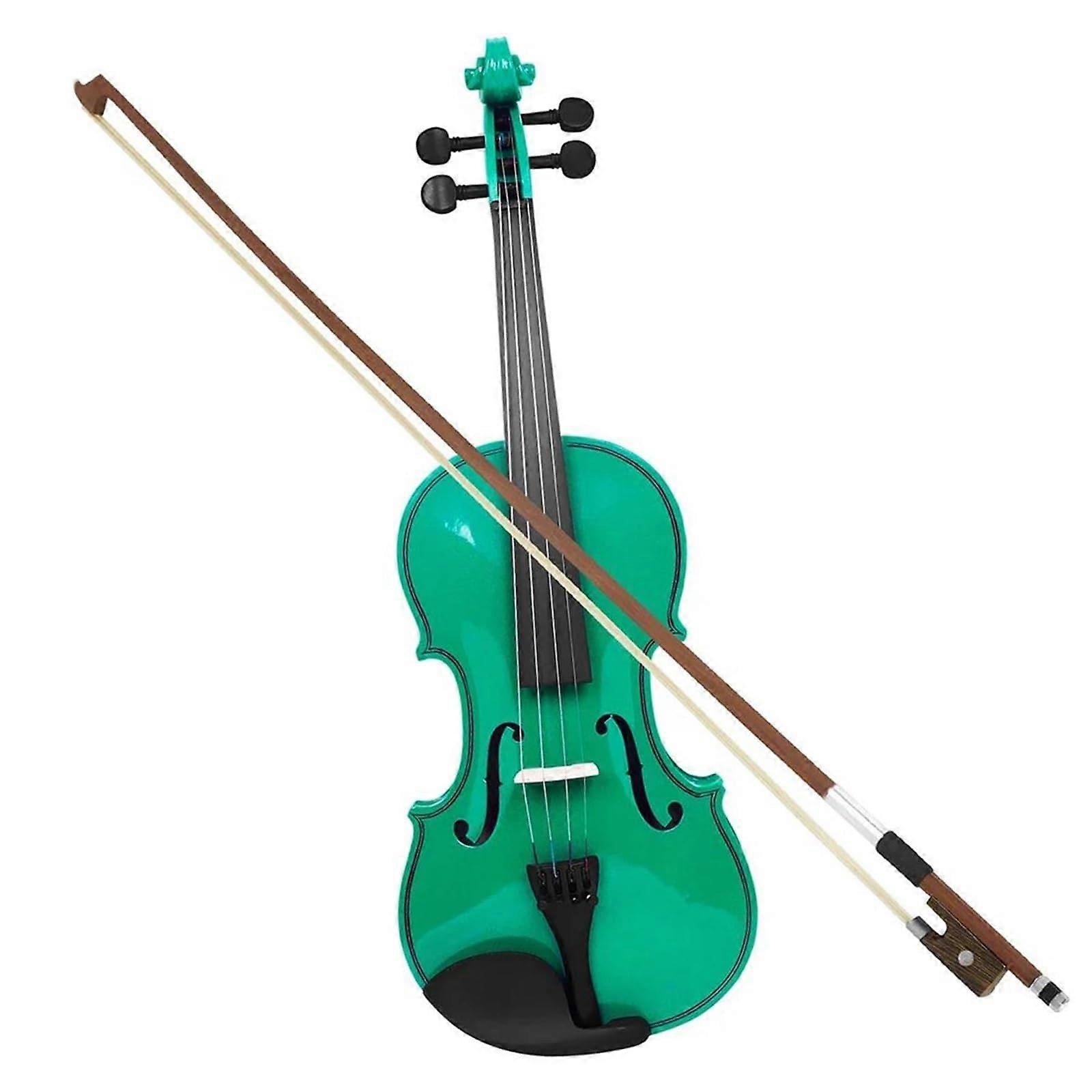 4/4 Full Size Violin for Beginners with Solid Wood Maple Back, Bright Lively Tone and Precise Tuning