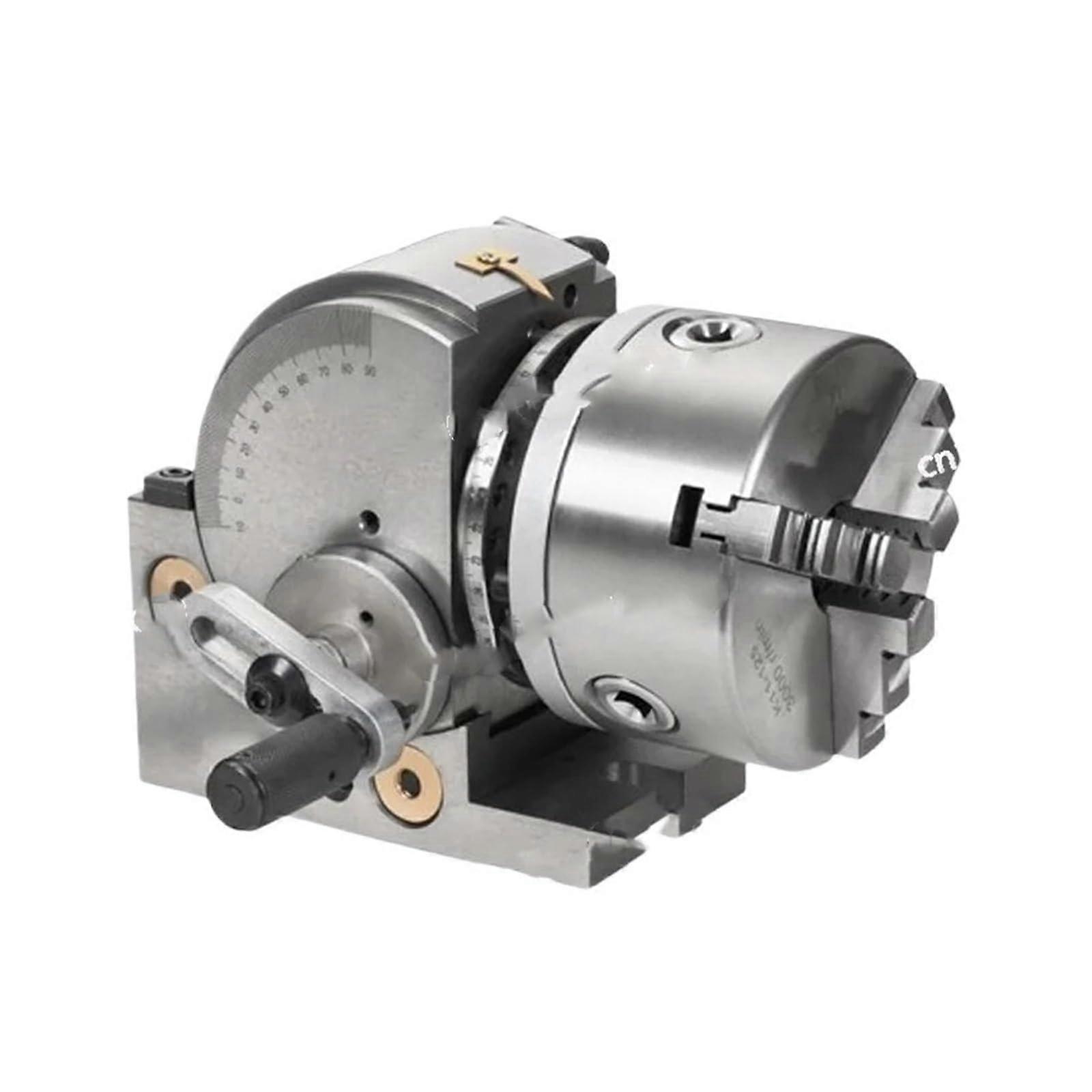 6 Inch Universal Rotary Table Indexing Head for Milling Machine with ThreeJaw Spindle