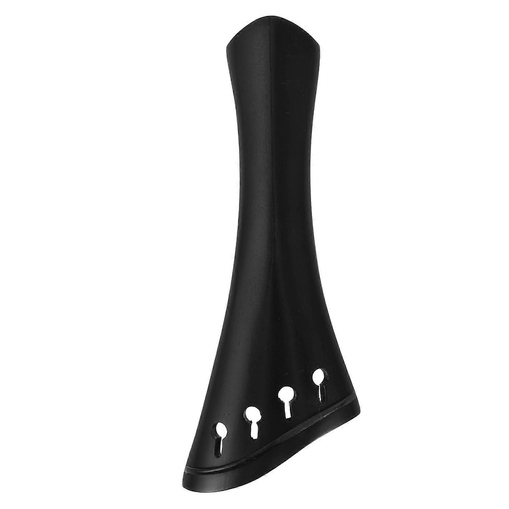 Violin Chin Rest with String Pulling Board and Black Slanted Edge Tailpiece for Enhanced Tone