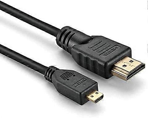 Micro HDMI Cable 6.5ft GoldPlated Speed 4K Support for Panasonic Lumix DMCGF7 Digital Camera