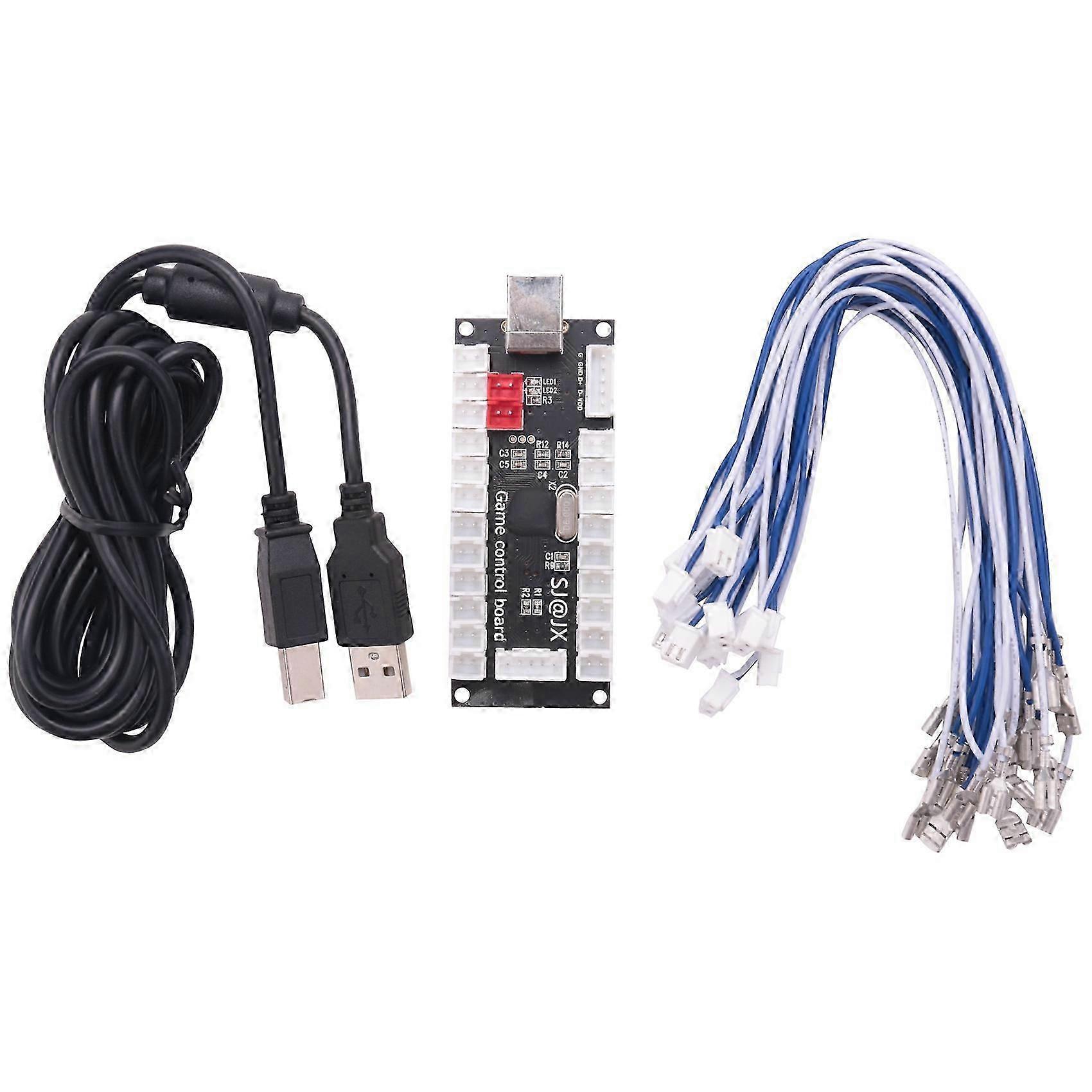 Zero Delay Arcade Usb Encoder Pc To Joystick compatible for Mame Jamma & Other Pc Fighting Games