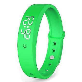 Verstellbares Vibrationsalarmarmband mit lautloser Vibrationsfunktion, Alarm, Timer, Stoppuhr, Datumsanzeige und Körpertemperaturmessung