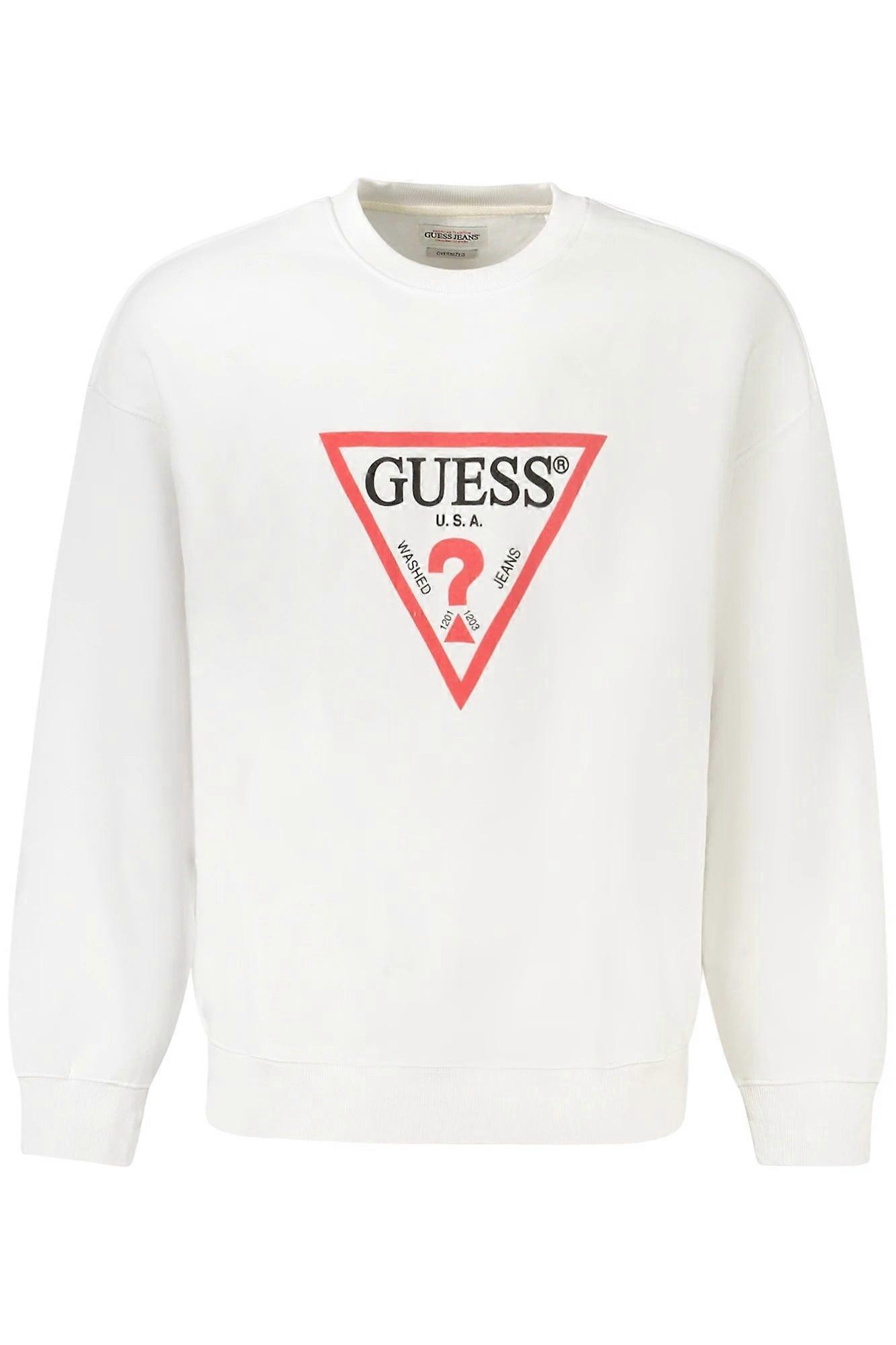 Guess Jeans Sweatshirt Without Zip Men White