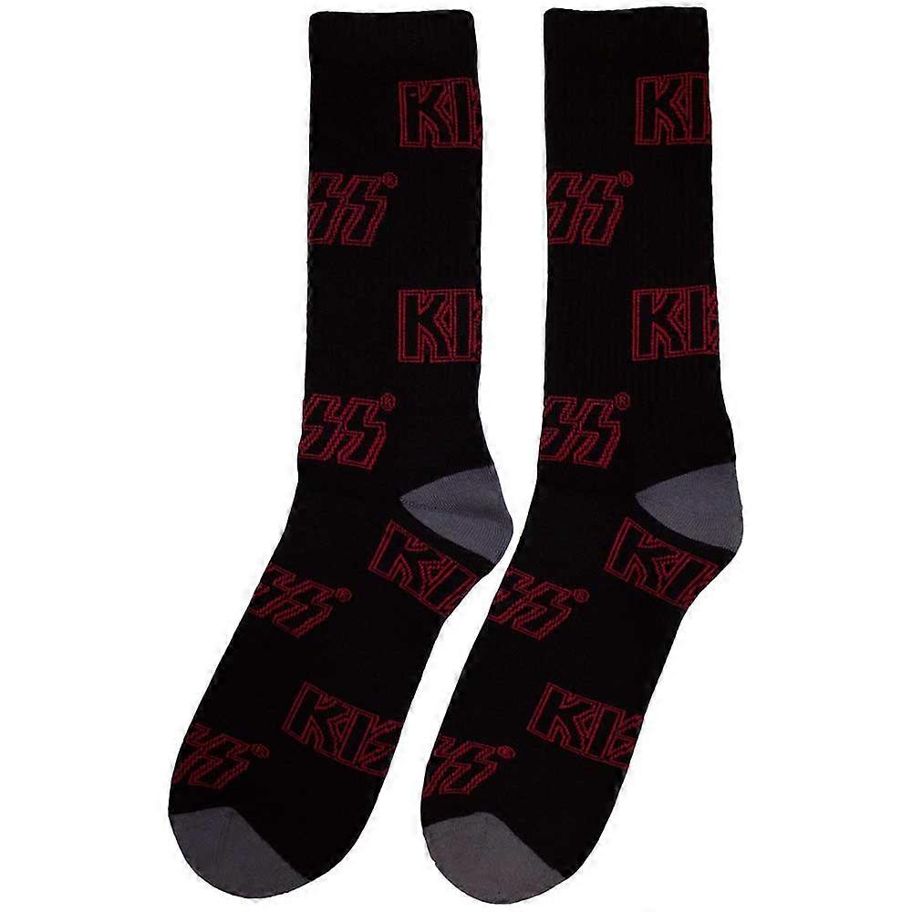 KISS Band Logo Pattern Ankle Socks