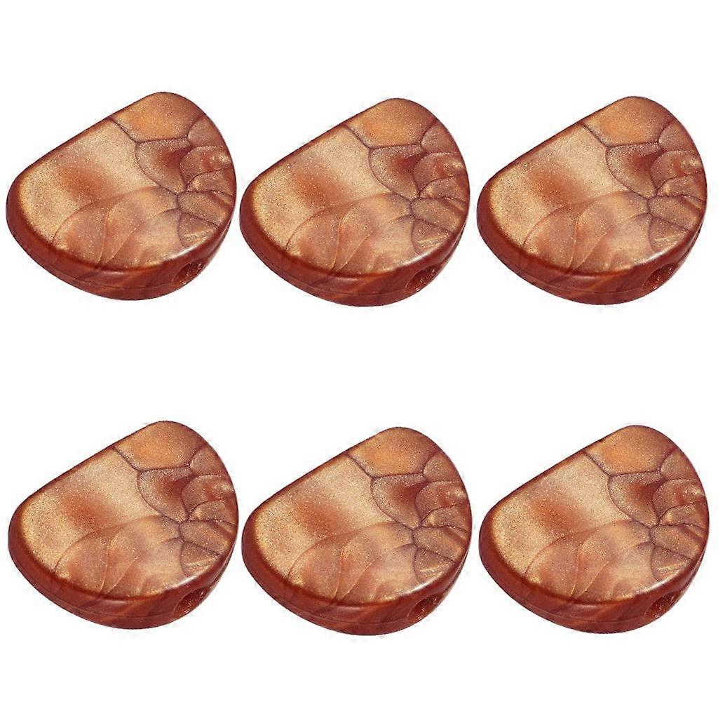 6pcs SShape Guitar Tuning Peg Knobs Vintage Coffee Finish Replacement Set for Guitar