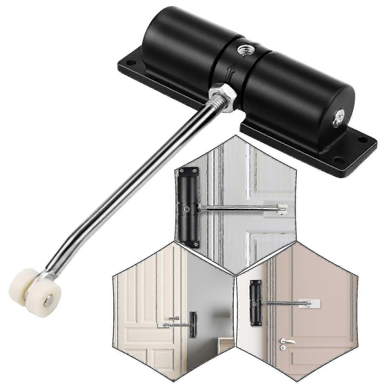 Automatic Spring Door Closer, Adjustable Door Spring Mechanism