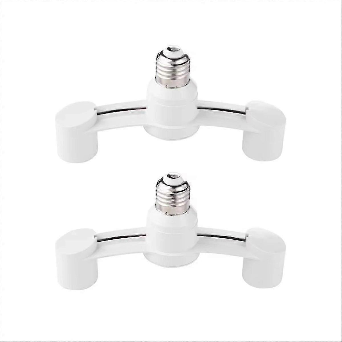 Light Socket Splitter,2 in 1 Bulbs Socket Splitter E27 Lamp Holder