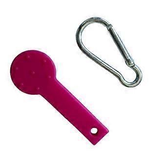 Multifunctional Dog Poop Bag Opener Caribinar Clip Grocery Produce Bag Opener for Pet Lovers  rose red