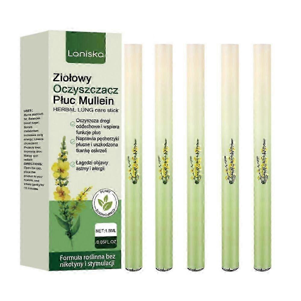 1/3/5/10 st Lung Cleanse med örtdiffusorpenna LANISKA Lung Care Stick