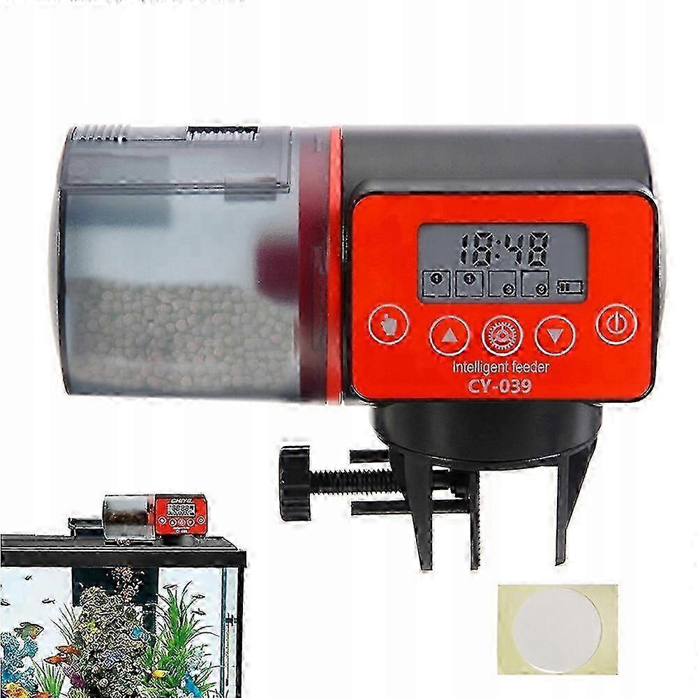 Feeder Automatic Fish Feeder Aquarium Lcd 200ml