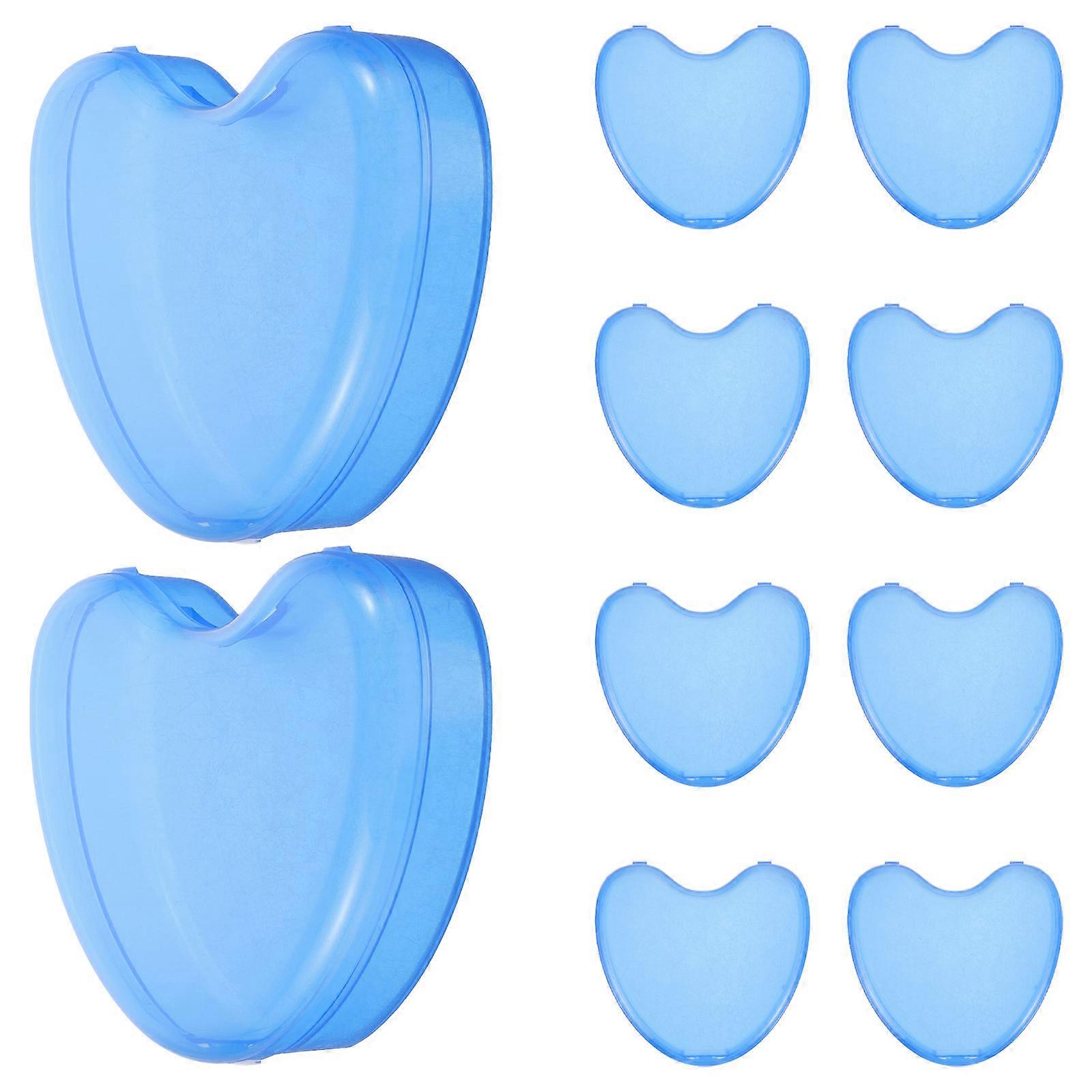 Teeth Aligner Retainer Case for Storage 10Pcs Sky-Blue PP Material