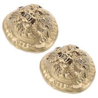 Walnut Fitness Hand Balls for Elderly Hand Exercise 2Pcs in Brass Material