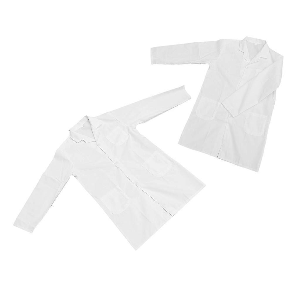 Assorted Lab Coats Scientist Costume for Play 2Pcs Set
