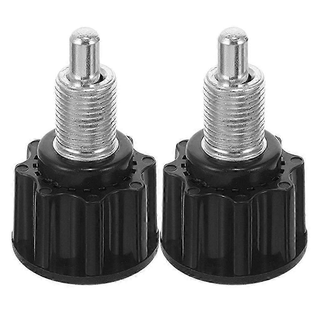 ABS Pull Pin Spring Knobs, 6-Piece Set for Exercise Bike Replacement, Compatible with Most Gym Equipment