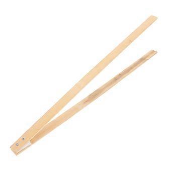 Beige Bamboo Garbage Clip for Cleaning Use 1 Trash Picker Tool Durable