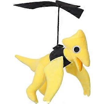 Rainbow Friends Plush Toy, Yellow Plush Propeller Dinosaur 10 Inch