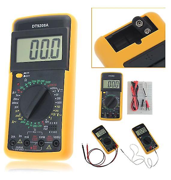 Temperature Hertz Tester Ammeter Voltmeter Multimetro Current Tester D