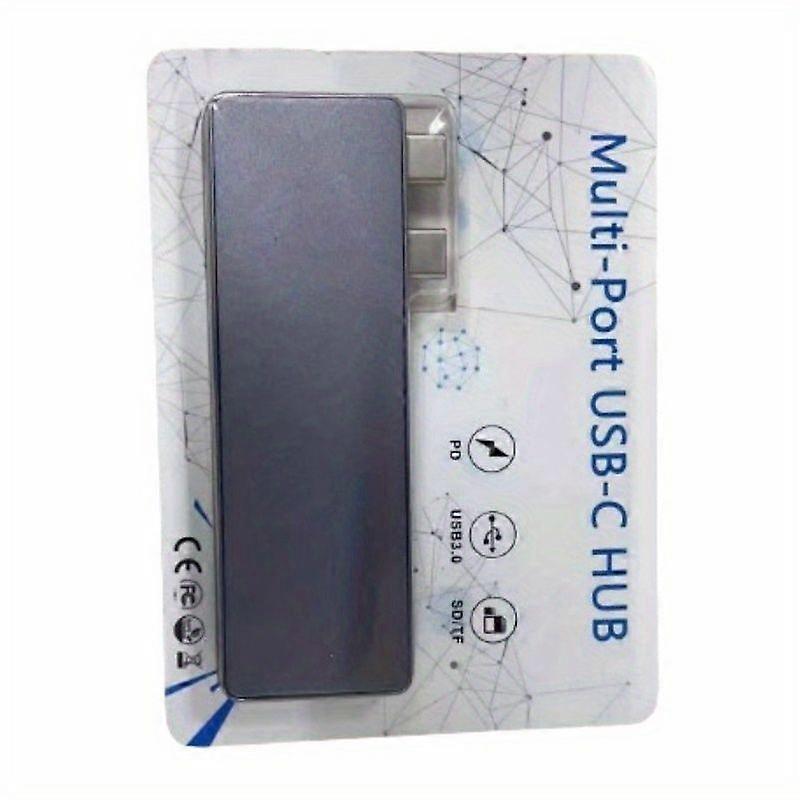 TYPEC Docking Dock HUB6-in-1 for macbook hub spliter card reader adapter