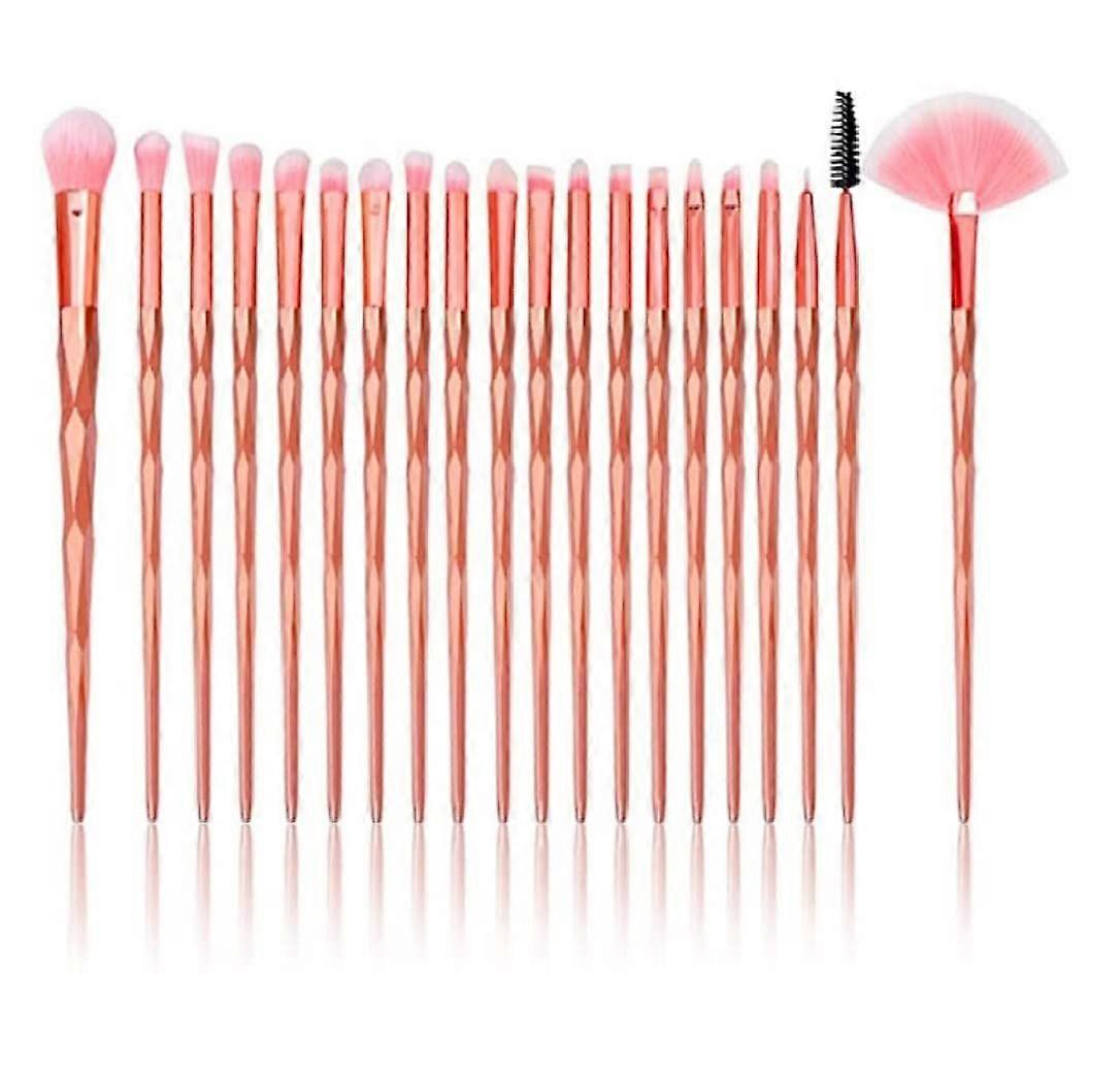 20pcs Makeup Brush Set, Premium Brushes(ROSE GOLD)