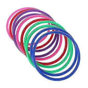 10 Pcs Kunststoff Werfen Ringe Ziel Werfen Karneval Hinterhof Park Spiele Kinder Intelli
