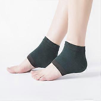 Protettore idratante anti-screpolatura del tallone in silicone da donna (verde) 2 paia