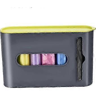 Wall mount pet waste holder for yard and garden storage