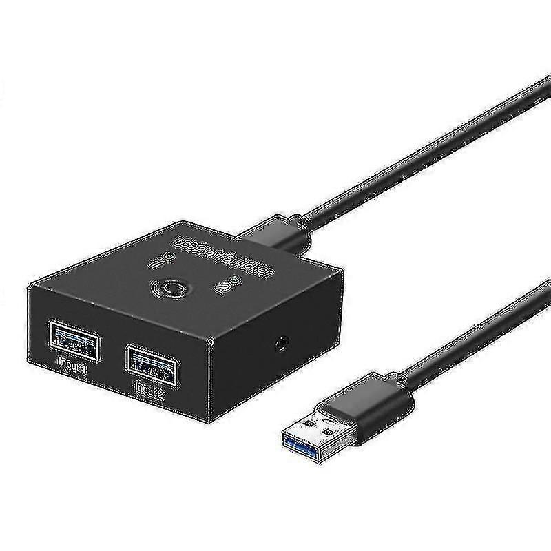 Usb 3.0 Switch 2 Pc Usb Bi-directional Switcher Selector Box 2x Usb3.0 Sharing